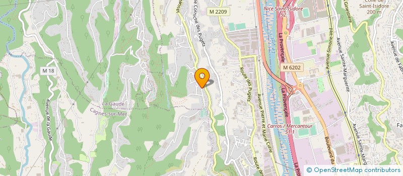 localisation de l'entreprise LE SPECTACLE PHARE  SAINT-LAURENT-DU-VAR