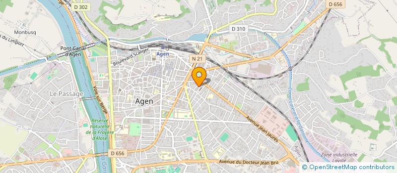 localisation de l'entreprise LE SPECTRE LAB  AGEN