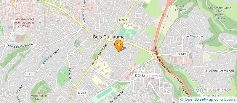 localisation de l'entreprise LE SPHINX à BOIS-GUILLAUME