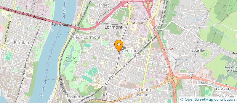 localisation de l'entreprise LE SPHINX  LORMONT