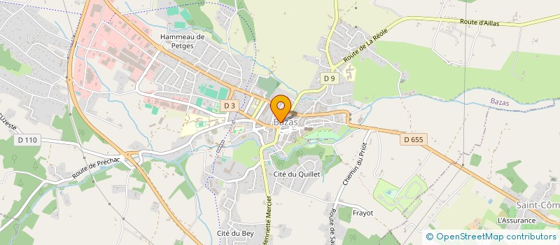 localisation de l'entreprise LE SPIET  BAZAS