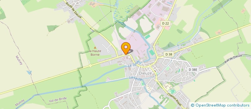 localisation de l'entreprise LE SPIN à DIEUZE