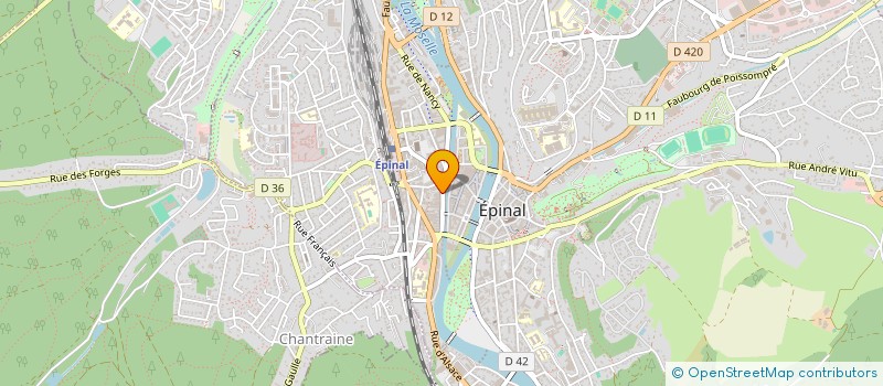localisation de l'entreprise LE SPINALIEN à EPINAL