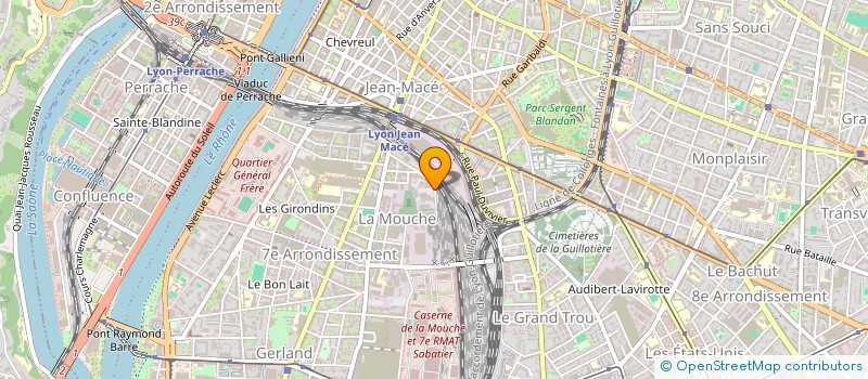 localisation de l'entreprise LE SPLASH  LYON