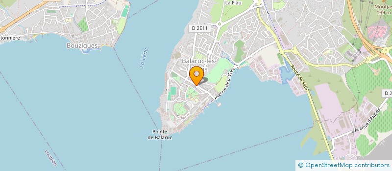 localisation de l'entreprise LE SPLENDID  BALARUC-LES-BAINS