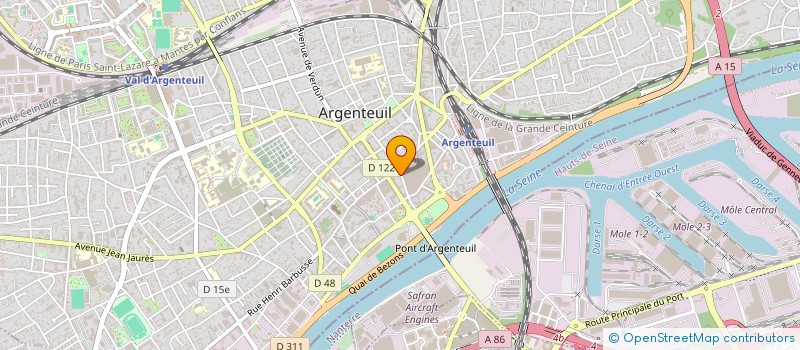 localisation de l'entreprise LE SPLENDIDE  ARGENTEUIL