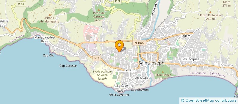 localisation de l'entreprise LE SPORT CLUB à SAINT-JOSEPH