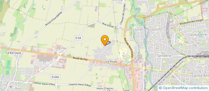 localisation de l'entreprise LE SPORT D'ABORD  IBOS