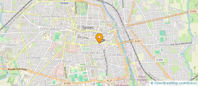 localisation de l'entreprise LE SPORT'IN à TARBES