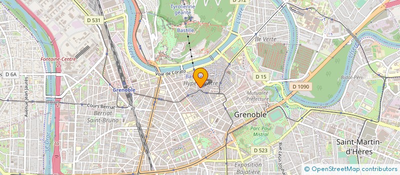 localisation de l'entreprise LE SPORTING  GRENOBLE