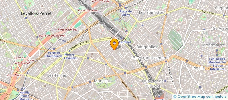 localisation de l'entreprise LE SPORTING  PARIS