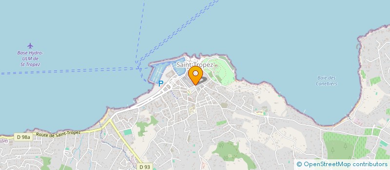 localisation de l'entreprise LE SPORTING - CAPOZZI - ZAPATA à SAINT-TROPEZ