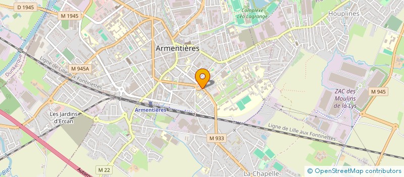 localisation de l'entreprise LE SPOT à ARMENTIERES