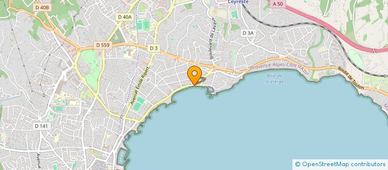 localisation de l'entreprise LE SPOT  LA CIOTAT