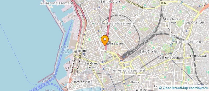 localisation de l'entreprise LE SPOT à MARSEILLE 3EME