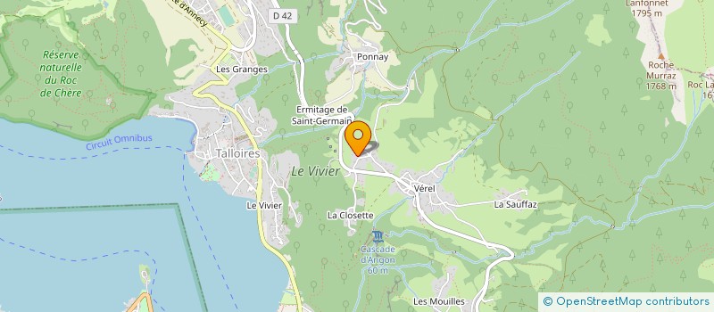 localisation de l'entreprise LE SPOT  TALLOIRES-MONTMIN