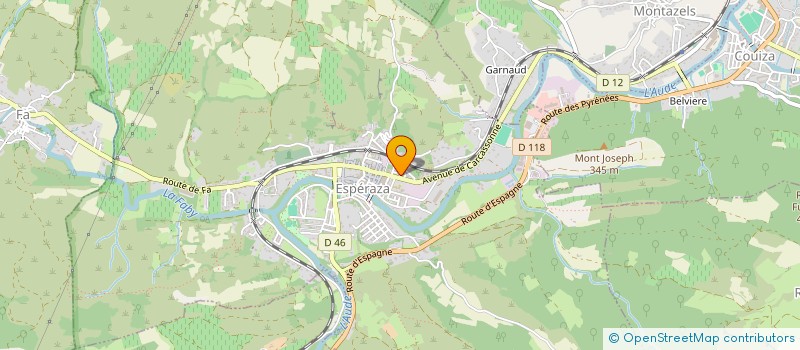 localisation de l'entreprise LE SPOT  ESPERAZA