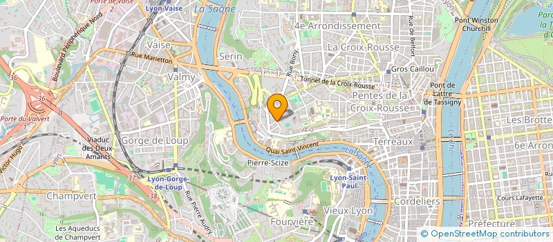localisation de l'entreprise LE SPOUTNICK - 1ER LABORATOIRE BURLESQUE EUROPEEN à LYON