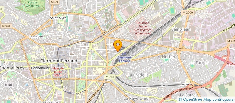 localisation de l'entreprise LE SPRINT  CLERMONT-FERRAND