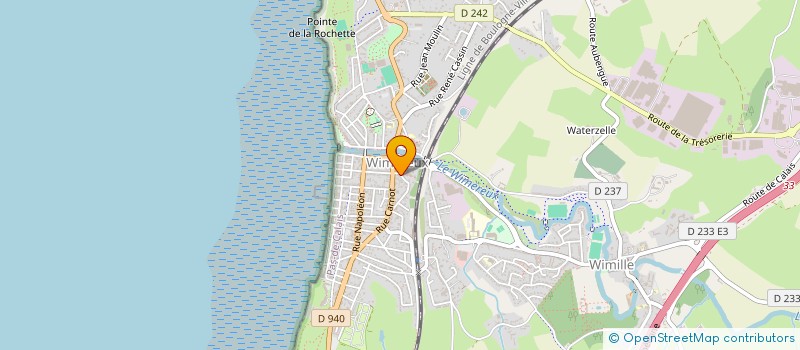 localisation de l'entreprise LE SQUALE à WIMEREUX