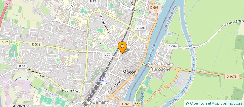 localisation de l'entreprise LE SQUARE à MACON