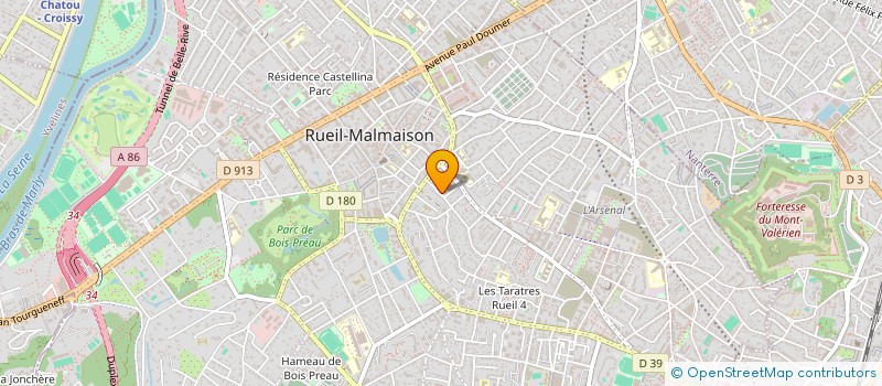 localisation de l'entreprise LE SQUARE  RUEIL-MALMAISON