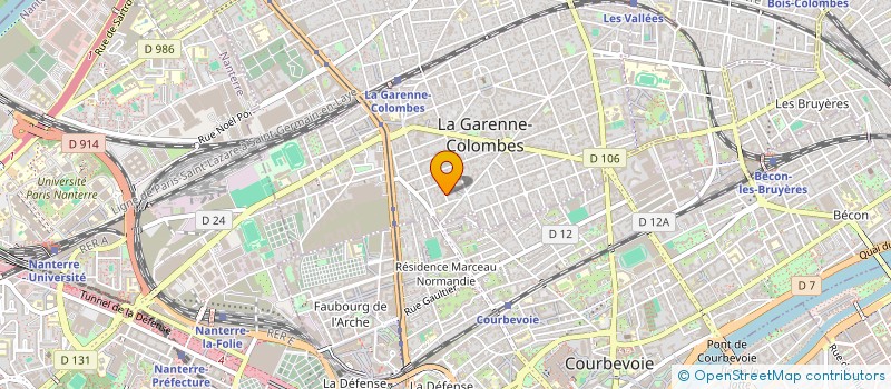 localisation de l'entreprise LE SQUARE DES PHOTHOGRAPHES à LA GARENNE-COLOMBES