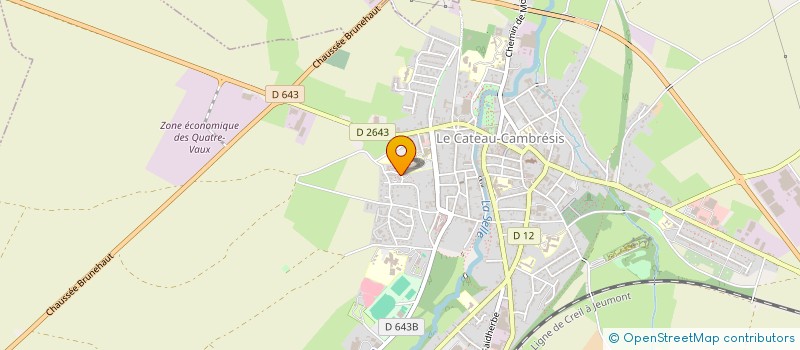 localisation de l'entreprise LE SQUAT DES JEUNES  LE CATEAU-CAMBRESIS