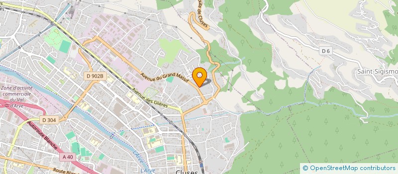 localisation de l'entreprise LE SQUATT  ARACHES-LA-FRASSE