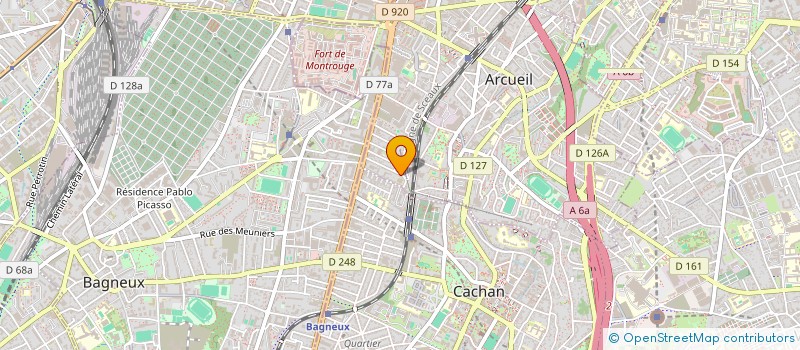 localisation de l'entreprise LE SQUELZE  ARCUEIL