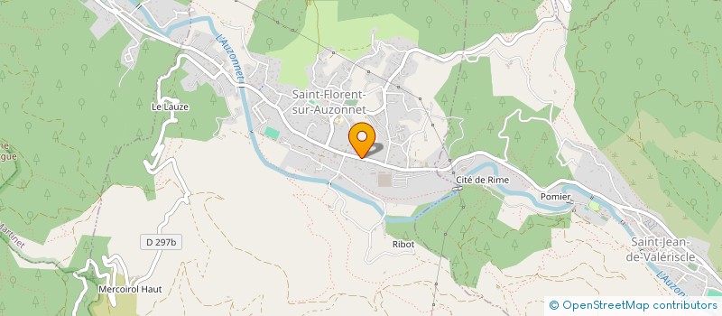 localisation de l'entreprise LE ST FLO  SAINT-FLORENT-SUR-AUZONNET