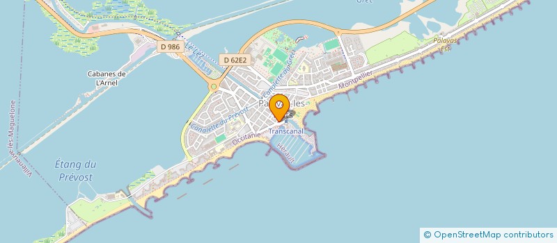 localisation de l'entreprise LE ST GEORGES à PALAVAS-LES-FLOTS