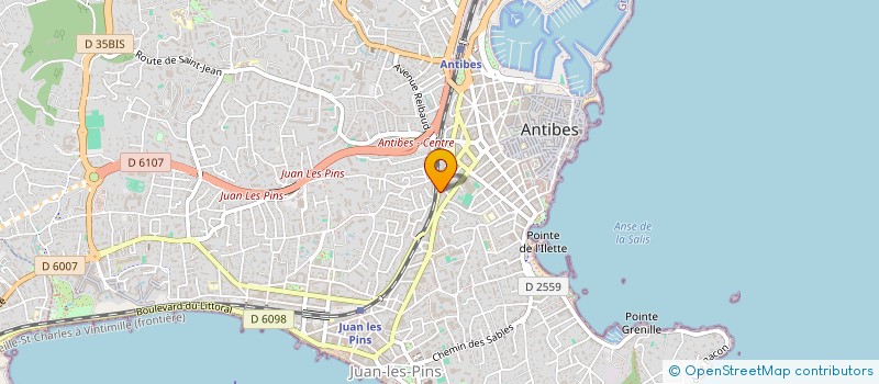localisation de l'entreprise LE ST GEORGES CTIM  ANTIBES