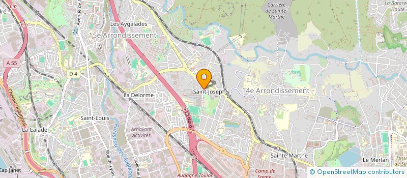 localisation de l'entreprise LE ST JO à MARSEILLE