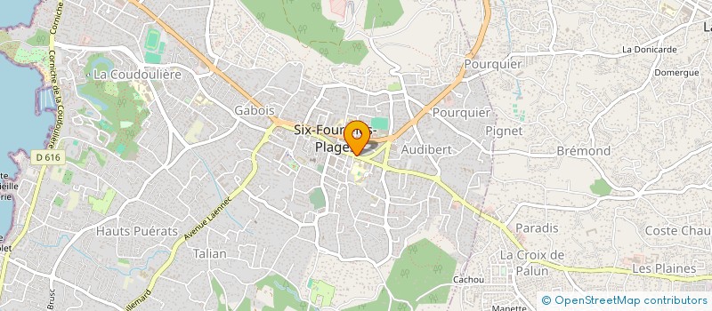 localisation de l'entreprise LE ST MALO à SIX-FOURS-LES-PLAGES