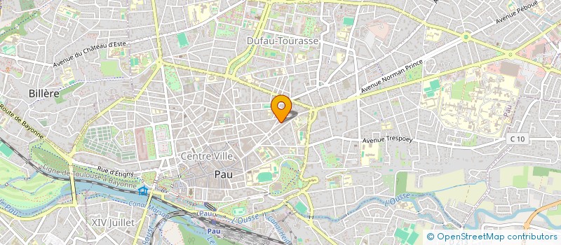 localisation de l'entreprise LE ST PATRICK à PAU
