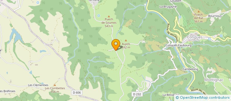 localisation de l'entreprise LE ST RV GV à CONQUES-EN-ROUERGUE
