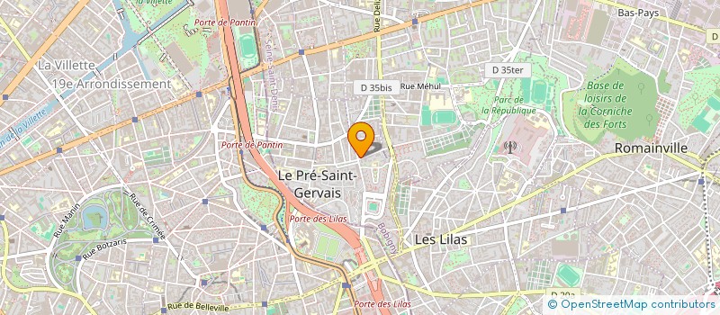 localisation de l'entreprise LE STADE ETHIQUE à LE PRE-SAINT-GERVAIS