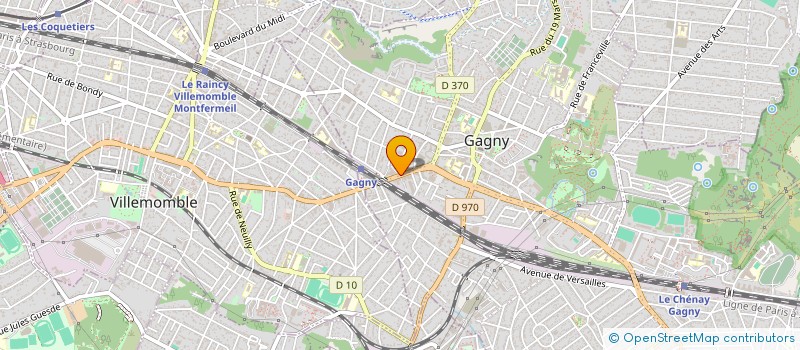 localisation de l'entreprise LE STADE SARL à GAGNY