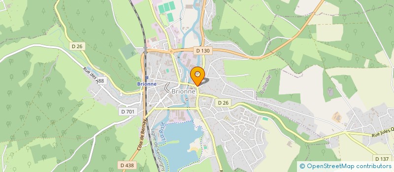 localisation de l'entreprise LE STADIUM à BRIONNE
