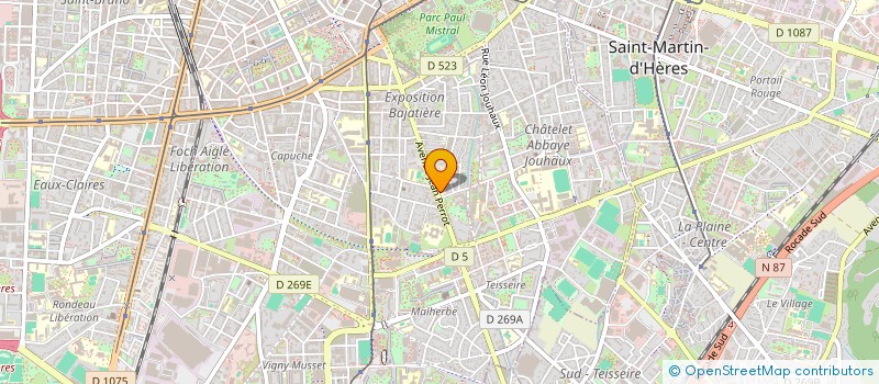 localisation de l'entreprise LE STADIUM à GRENOBLE