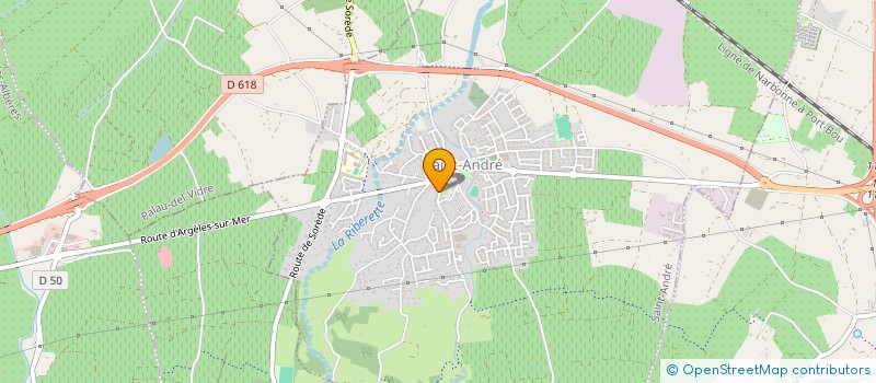 localisation de l'entreprise LE STADIUM à ST ANDRE