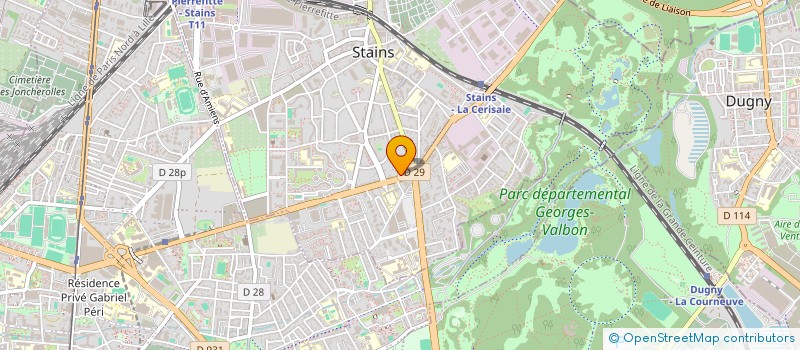 localisation de l'entreprise LE STADIUM à STAINS