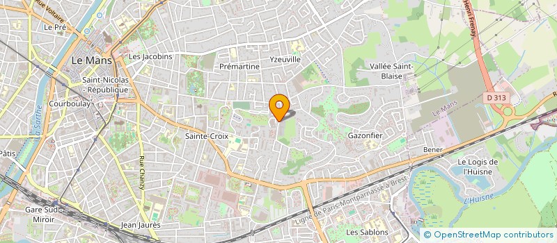 localisation de l'entreprise LE STADIUM-YESWIMMO à LE MANS