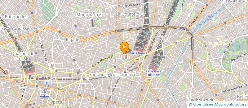 localisation de l'entreprise LE STAFF à PARIS