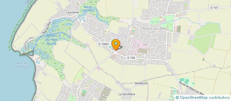 localisation de l'entreprise LE STAFF  NIEUL-SUR-MER