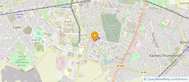 localisation de l'entreprise LE STAFF EUROPEEN à LILLE