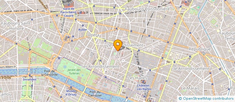 localisation de l'entreprise LE STAFF FRANCAIS à PARIS