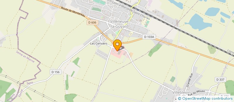 localisation de l'entreprise LE STAND à VILLENEUVE-LA-GUYARD