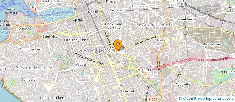 localisation de l'entreprise LE STAND DE L'IMMOBILIER  MARSEILLE